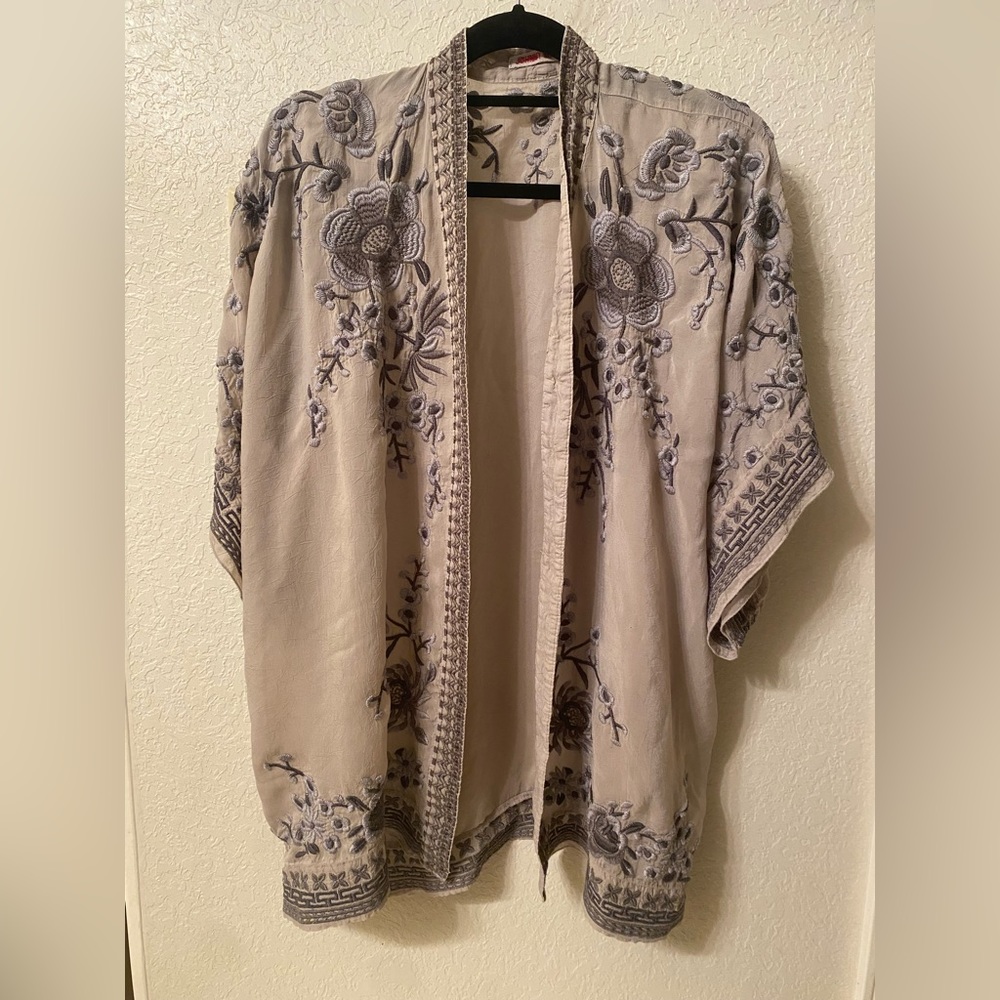 Johnny Was Grey Kimono